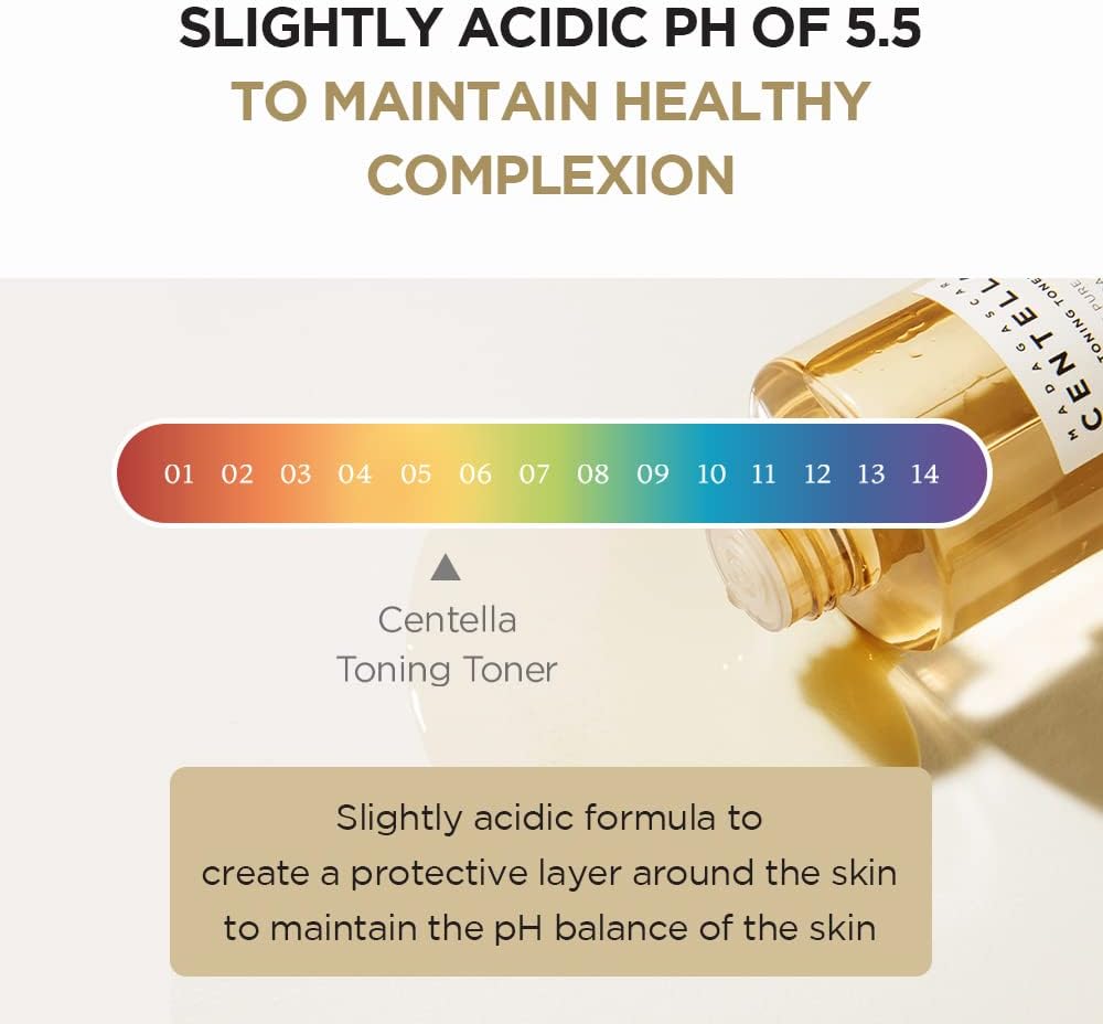 Centella Asiatica Toning Toner 13.52 Fluid Ounce(Renewal) Ingredients From The Nature Madagascar Pure Mild Toner For All Skin Type